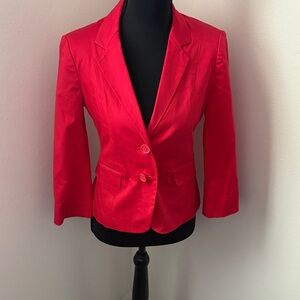 Express Bold Scarlet Blazer